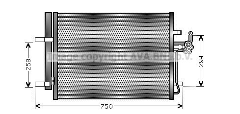 AVA QUALITY COOLING Lauhdutin, ilmastointilaite FD5428D